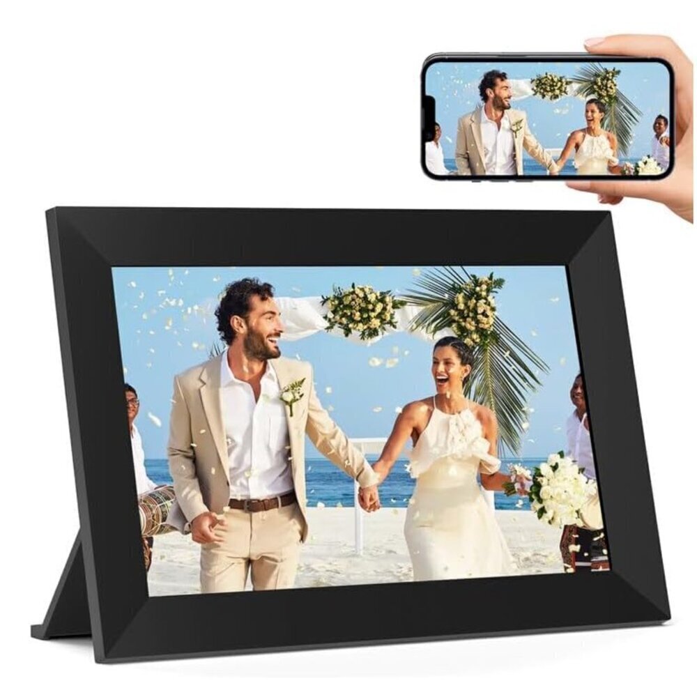 New in Box - Digital Picture Frame LOPEVI - Frameo 10.1 inch Smart WiFi Digital